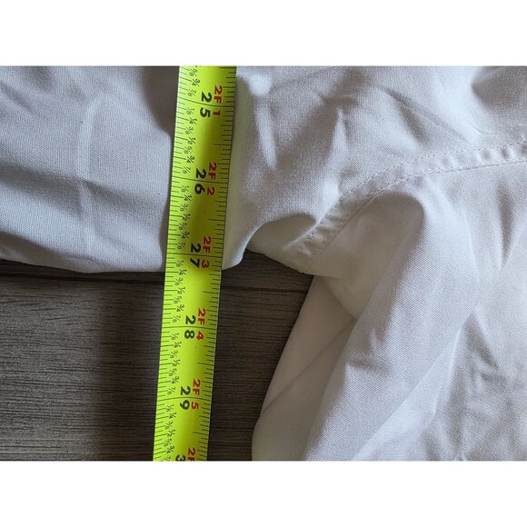 Mulberry Street Womens 2X White Hooded Jacket With Teal Accents & Zip Pockets - Picture 8 of 12